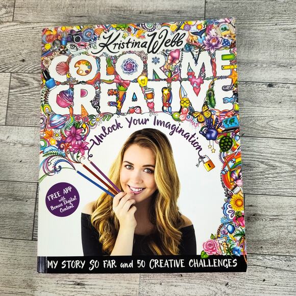 COLOR ME CREATIVE Kristina Webb SC‎ 1st Art Book Creative Challenges Interactive - Picture 12 of 13